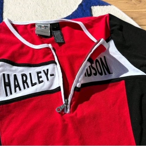 Harley Davidson Colorblock Tee Small - Picture 4 of 5